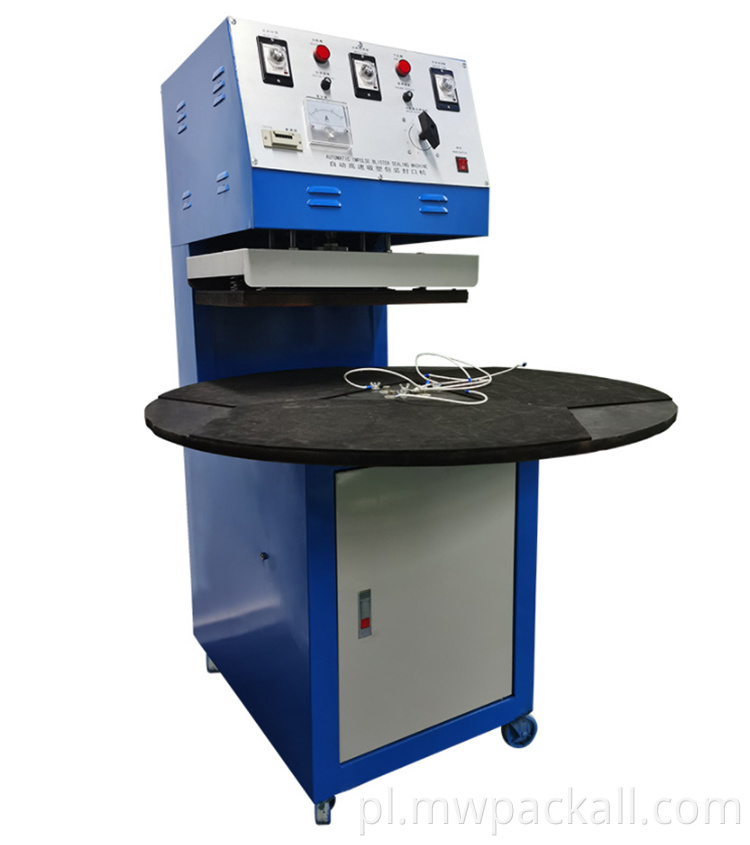 Maszyna do pakowania blistrów typu gramofonu / Maszyna do uszczelniania termicznego papieru PVC do sprzętu, zabawek